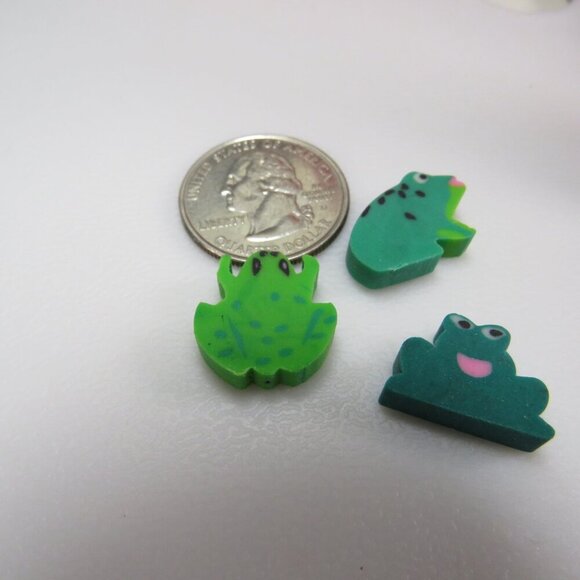 Easter Egg Filler: Small Frog Erasers (24 items)(they stand up) - Picture 8 of 9